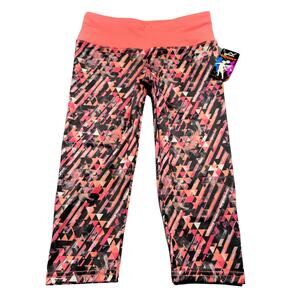 Watson Orange Black Activewear Girls Pants NEW Stretch Lightweight Casual Size S